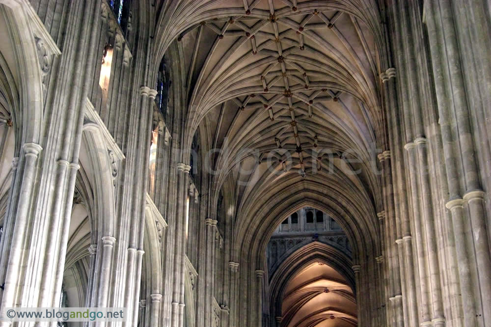  The 'Gothic' cathedral's interior